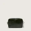 Star Bag en cuir noir avec étoile ton sur ton