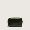 Star Bag en cuir noir avec étoile ton sur ton