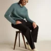 Stardan en cuir blanc et mesh avec étoile en cuir blanc