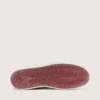 Stardan LAB pour femme en cuir bordeaux et argent pailleté