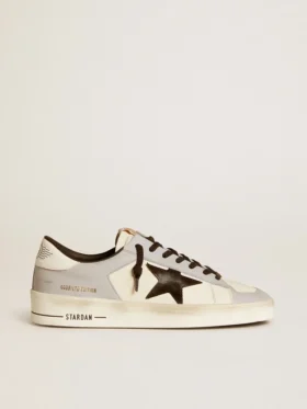 Stardan LTD pour homme en nappa et cuir, avec étoile en daim et languette de talon en cuir
