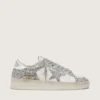Stardan pour femme en cuir blanc et paillettes
