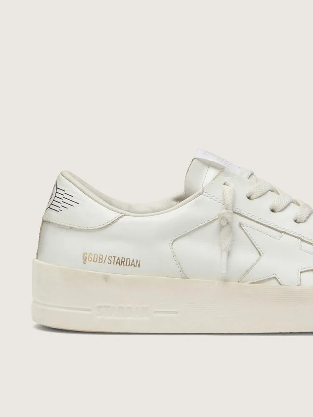 Stardan pour femme en cuir entièrement blanc