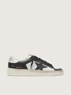 Stardan pour homme en cuir blanc et noir
