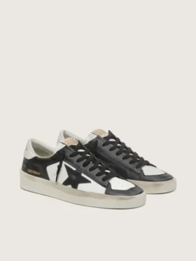 Stardan pour homme en cuir blanc et noir