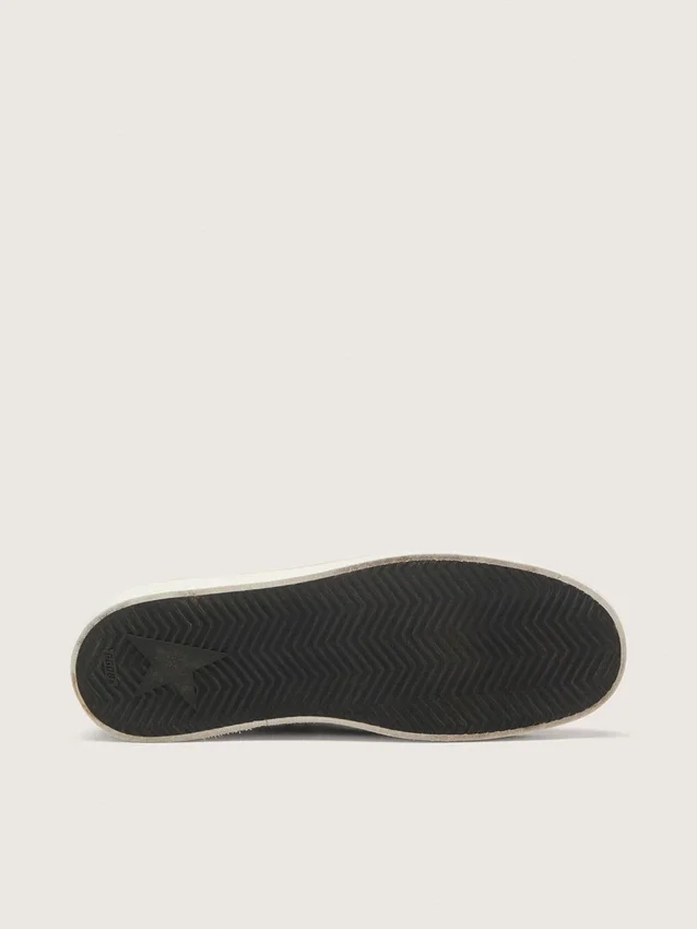 Stardan pour homme en cuir blanc et noir