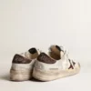 Stardan pour homme en cuir nappa et cuir de poney avec étoile en daim marron