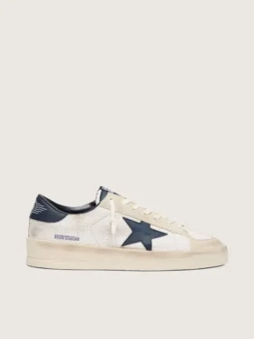 Stardan pour homme en daim beige avec étoile bleue