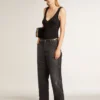 Super-Star LTD pour femme avec étoile perforée et languette de talon en cuir métallisé