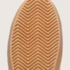 Super-Star LTD pour femme en daim rose avec étoile en cuir métallisé platine