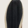 Super-Star LTD pour homme en daim marron avec étoile en cuir rouge brique et broderie aux perles vertes