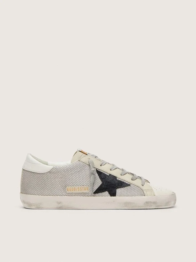 Super-Star pour femme en cuir avec étoile noire