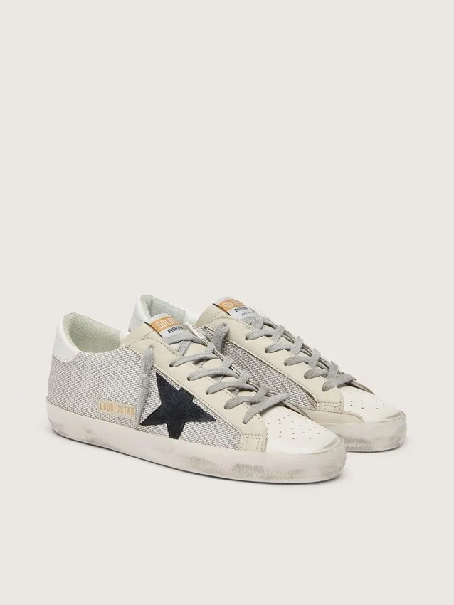 Super-Star pour femme en cuir avec étoile noire