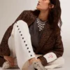 Super-Star pour femme en cuir avec étoile noire