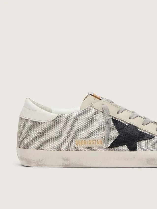 Super-Star pour femme en cuir avec étoile noire