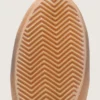 Super-Star pour femme en daim beige avec étoile vert d’eau