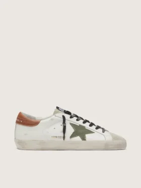 Super-Star pour homme avec étoile en toile vert olive