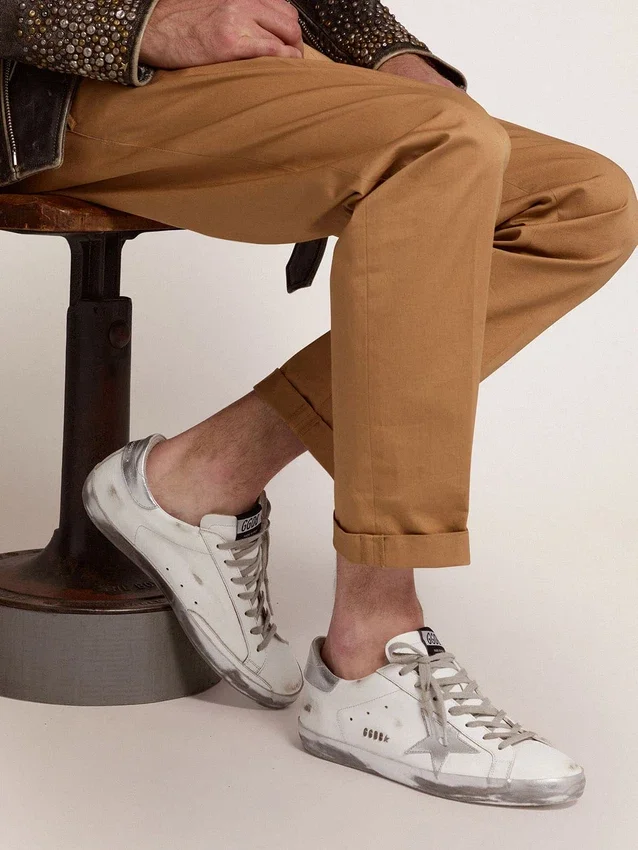 Super-Star pour homme avec étoile laminée et languette au talon