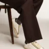 Super-Star pour homme avec étoile perforée et languette de talon bleue