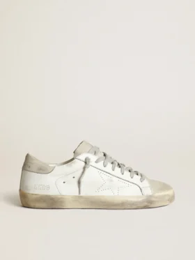 Super-Star pour homme avec étoile perforée et languette de talon gris glacier