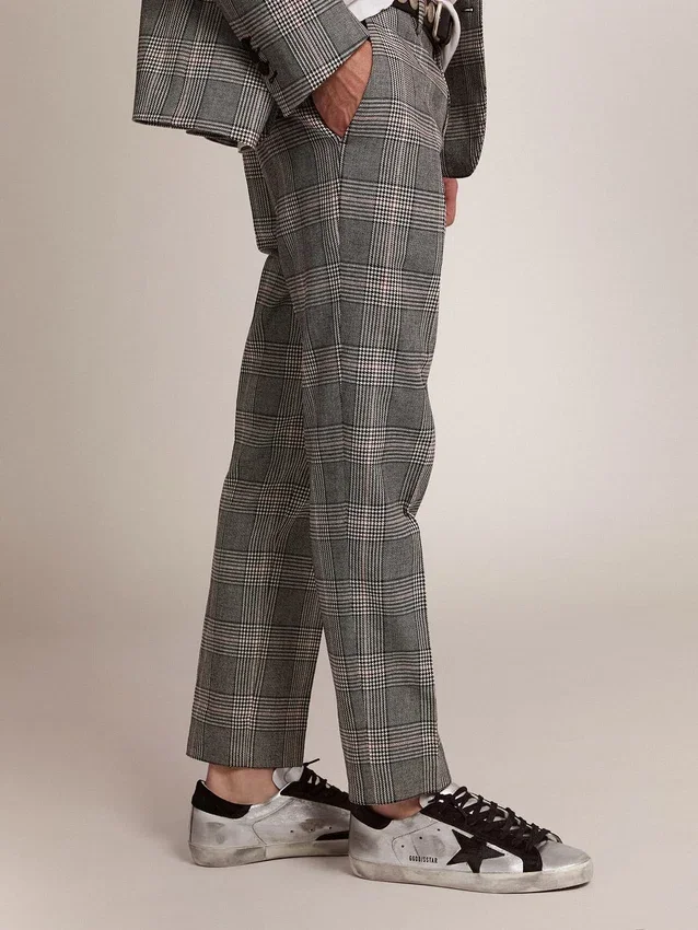 Super-Star pour homme en cuir argenté