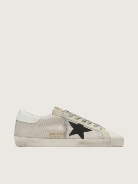 Super-Star pour homme en cuir avec étoile noire