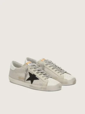 Super-Star pour homme en cuir avec étoile noire