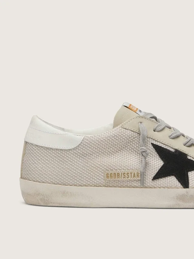 Super-Star pour homme en cuir avec étoile noire