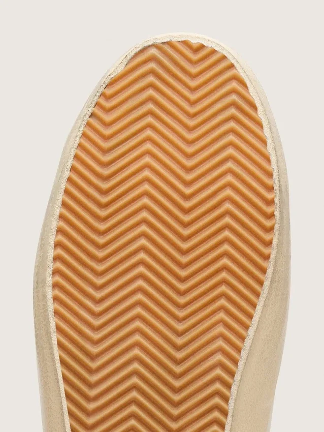 Super-Star pour homme en cuir blanc et daim marron avec étoile en cuir noir