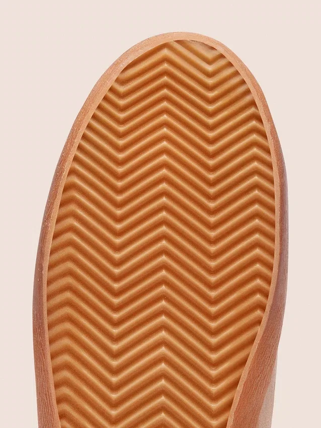 Super-Star pour homme en daim beige avec étoile vert d'eau