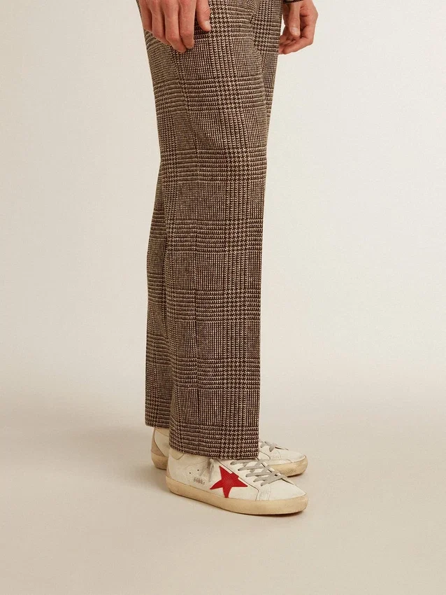 Super-Star pour homme en nappa avec étoile rouge et languette de talon en cuir crème