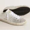 Super-Star Sabot LTD pour femme avec étoile en daim gris et cristaux Swarovski