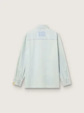 Surchemise pour homme en denim bleu clair