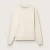 Sweat-shirt blanc vieilli avec logo inversé dans le dos - Capsule Jersey
