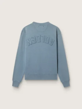 Sweat-shirt bleu ciel avec logo inversé dans le dos – Jersey Capsule