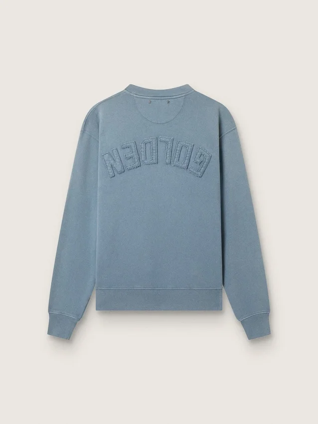 Sweat-shirt bleu ciel avec logo inversé dans le dos - Jersey Capsule