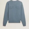 Sweat-shirt bleu ciel avec logo inversé dans le dos - Jersey Capsule