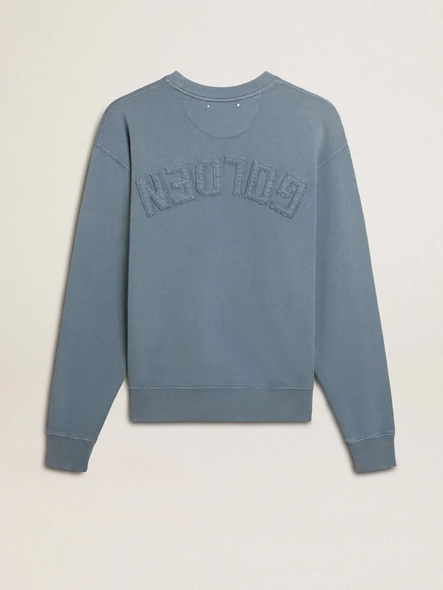 Sweat-shirt bleu ciel avec logo inversé dans le dos - Jersey Capsule