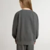 Sweat-shirt gris pour enfant avec logo en relief