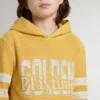 Sweat-shirt jaune pour enfant avec imprimé vintage