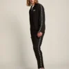 Pantalon de jogging noir pour homme avec des étoiles blanches sur les côtés