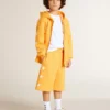 Sweat-shirt orange pour garçons avec fermeture à glissière