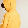 Sweat-shirt orange pour garçons avec fermeture à glissière