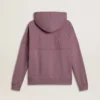 Sweat-shirt unisexe en coton mauve avec imprimé sur le devant