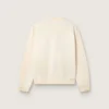 Sweat-shirt unisexe Star en coton, blanc vintage, avec écussons brodés VCE