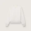 Sweat-shirt unisexe Star en coton gris avec broderies et cristaux