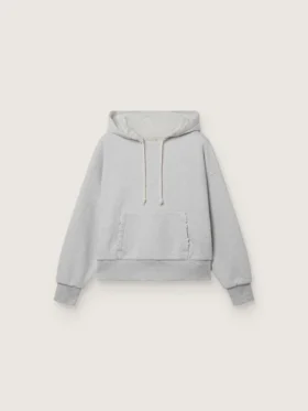 Sweat-shirt unisexe Star en coton gris chiné