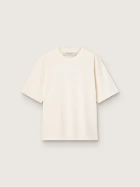 T-shirt blanc vieilli avec logo inversé dans le dos - Jersey Capsule
