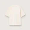 T-shirt blanc vieilli avec logo inversé dans le dos - Jersey Capsule