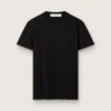 Chemise pour femme à la coupe classique et effet vieilli, noir